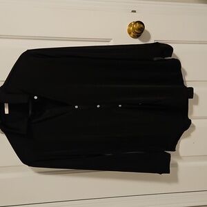 Black Button-Up Shirt NWOT